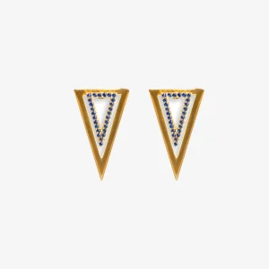 Double Triangle Earrings