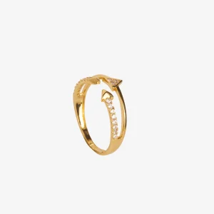 Double Arrow Ring